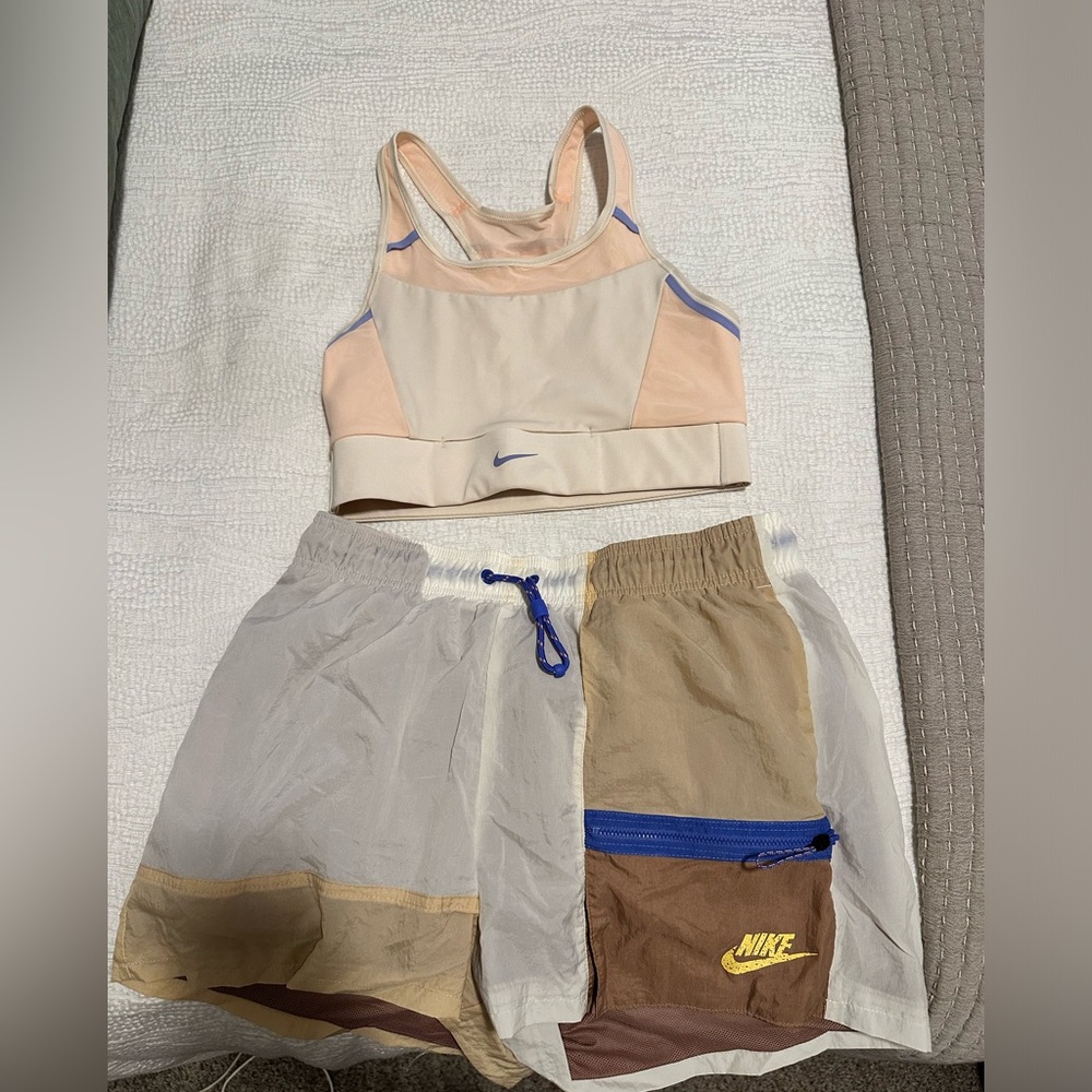 Nike Sports Bra and Shorts Set